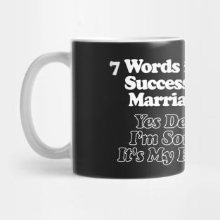 7 Words for a Successful Marriage Mug